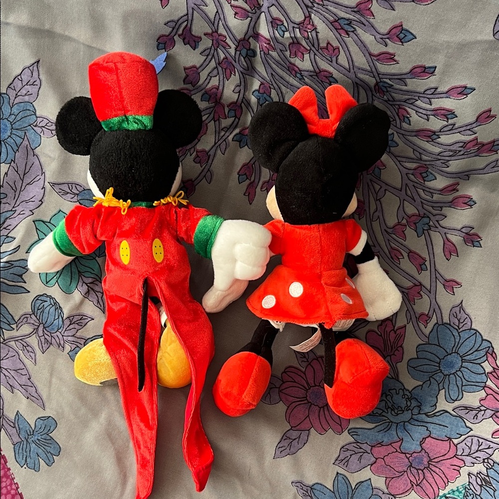 Disney Mickey and Minnie Plush Set - Red, Black, and Yellow - Picture 5 of 5